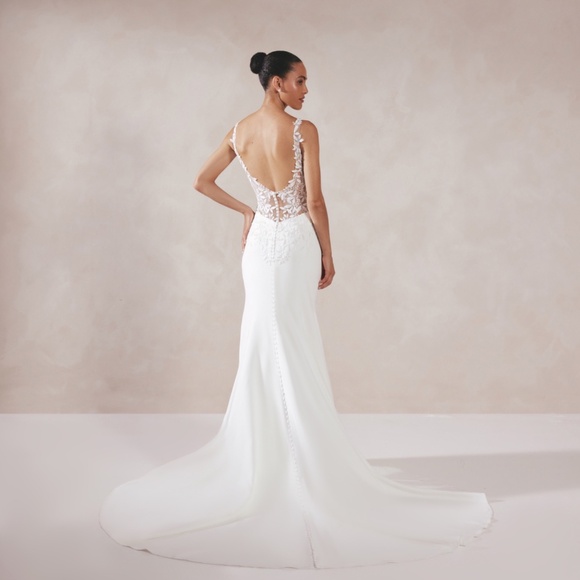 Brand new fit and flare Wedding dress - Picture 2 of 7